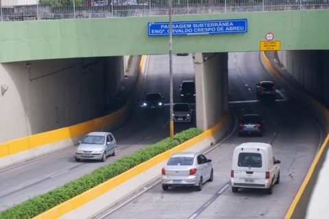 Passagem subterrânea Engenheiro Osvaldo Crespo de Abreu terá interdição neste domingo