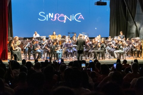 Banda Sinfônica Jovem de Mogi das Cruzes abre atividades de 2025 no Theatro Vasques